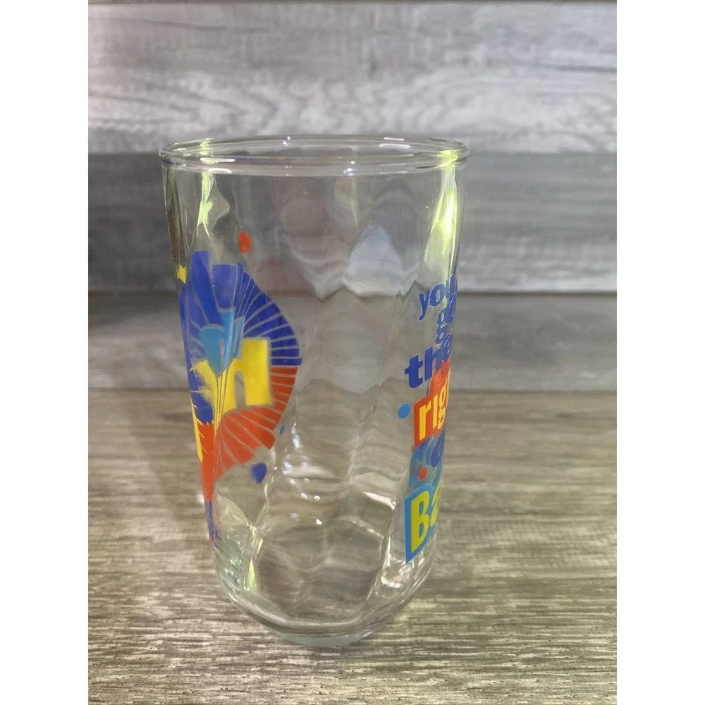 Pepsi Drinking Glass Unisex OS Clear Excellent Uh-Huh You Got The Right One Baby